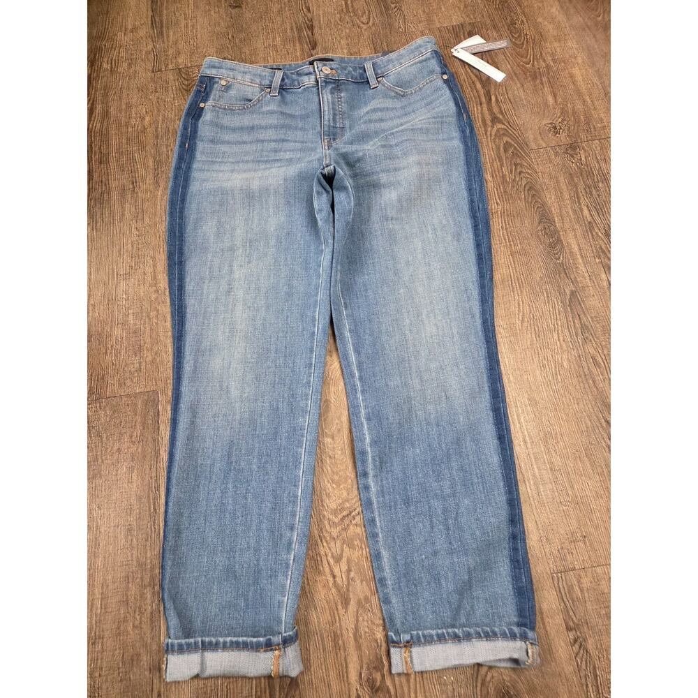 Talbots NWT Panama Wash Slim Ankle Jeans Size 10 Stretch Denim